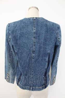 画像2: INGEBORG / ボタン配色デニムジャケット  ブルー T-25-12-07-016-LO-JA-OW-ZT