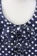 画像3: INGEBORG / 水玉半袖ブラウス  ネイビー×シロ T-25-12-07-017-LO-BL-OW-ZT (3)