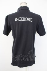 画像2: INGEBORG / ロゴptポロシャツ  ネイビー T-25-12-07-018-LO-TO-OW-ZT473 (2)
