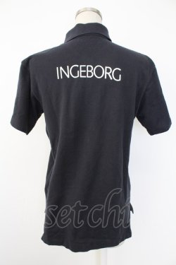 画像2: INGEBORG / ロゴptポロシャツ  ネイビー T-25-12-07-018-LO-TO-OW-ZT