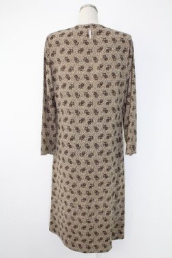 画像2: KANEKO ISAO / 花総柄ワンピース  ベージュ T-25-12-07-021-EL-OP-OW-ZT