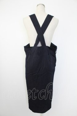 画像2: INGEBORG / 金釦サロペットスカート  ネイビー T-25-12-07-024-LO-OP-OW-ZT