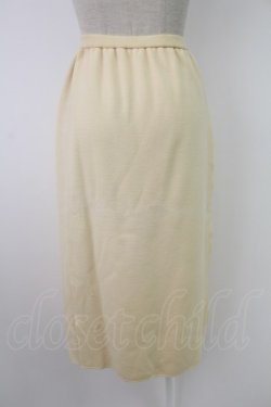 画像2: INGEBORG / ニットスカート  アイボリー T-25-12-07-025-LO-SK-OW-ZT