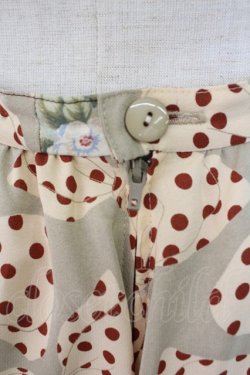 画像3: PINK HOUSE / リボン柄スカート  ベージュ T-25-12-07-026-LO-SK-OW-ZT