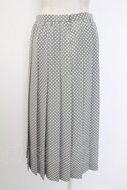 画像2: INGEBORG / ドット柄プリーツスカート  グレー T-25-12-07-027-LO-SK-OW-ZT