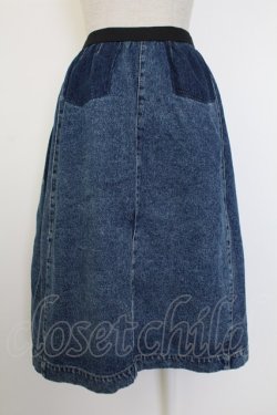 画像2: INGEBORG / 前釦デニムスカート  インディゴ T-25-12-07-028-LO-SK-OW-ZT