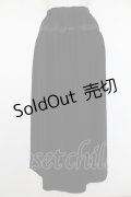 KANEKO ISAO / リボンテープ使いスカート  クロ T-25-12-07-031-EL-SK-OW-ZT402