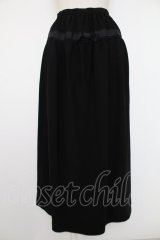 KANEKO ISAO / リボンテープ使いスカート  クロ T-25-12-07-031-EL-SK-OW-ZT