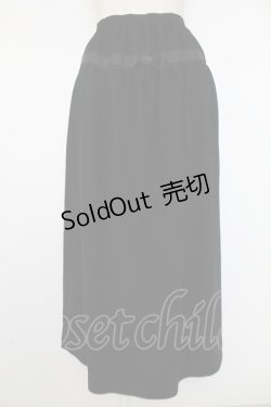 画像1: KANEKO ISAO / リボンテープ使いスカート  クロ T-25-12-07-031-EL-SK-OW-ZT402