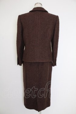 画像2: INGEBORG / 金釦使いシャギーセットアップ  ブラウン T-25-12-07-033-LO-OP-OW-ZT