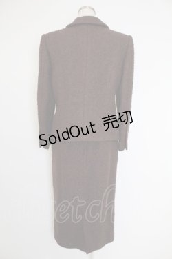 画像2: INGEBORG / 金釦使いシャギーセットアップ  ブラウン T-25-12-07-033-LO-OP-OW-ZT428