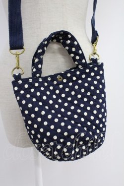 画像2: PINK HOUSE / 水玉ミニショルダーバッグ  ネイビー T-25-12-10-031-LO-BG-OW-ZT