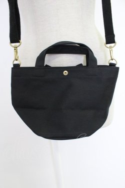 画像2: INGEBORG / リボン使いミニショルダーバッグ  クロ T-25-12-10-032-LO-BG-OW-ZT