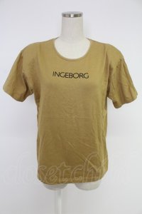 p0282ul10 / ロゴptTシャツ  カラシ T-25-12-10-004-LO-TO-OW-ZT