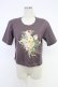 画像1: KANEKO ISAO / ローズブーケptTシャツ  パープル T-25-12-10-008-EL-TO-OW-ZT (1)