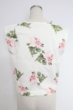 画像2: INGEBORG / 花柄ノースリカットソー  アイボリー T-25-12-10-001-LO-TO-OW-ZT