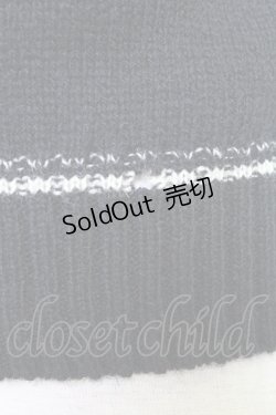 画像3: KANEKO ISAO / 花モチーフ使いニットベスト  クロ T-25-12-10-013-EL-TO-OW-ZT