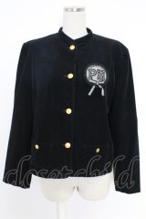 PINK HOUSE / ワッペン使いスエードジャケット  クロ T-25-12-10-014-LO-JA-OW-ZT