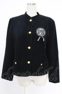 PINK HOUSE / ワッペン使いスエードジャケット  クロ T-25-12-10-014-LO-JA-OW-ZT