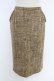画像1: INGEBORG / ミックスツイードスカート  ベージュ T-25-12-10-017-LO-SK-OW-ZT (1)