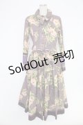 KANEKO ISAO / 花柄セットアップ【リメイク品】  パープル T-25-12-10-018-EL-OP-OW-ZT