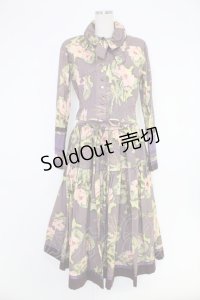 KANEKO ISAO / 花柄セットアップ【リメイク品】  パープル T-25-12-10-018-EL-OP-OW-ZT