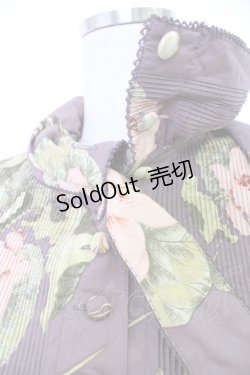 画像3: KANEKO ISAO / 花柄セットアップ【リメイク品】  パープル T-25-12-10-018-EL-OP-OW-ZT