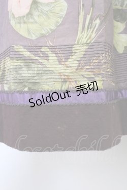 画像4: KANEKO ISAO / 花柄セットアップ【リメイク品】  パープル T-25-12-10-018-EL-OP-OW-ZT
