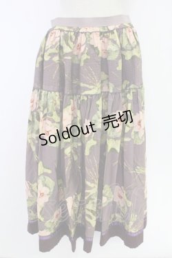 画像5: KANEKO ISAO / 花柄セットアップ【リメイク品】  パープル T-25-12-10-018-EL-OP-OW-ZT