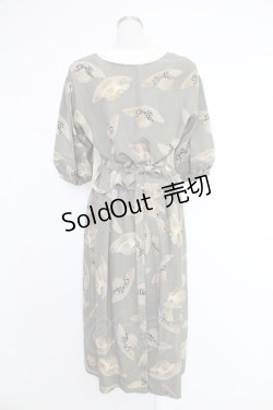 画像2: PINK HOUSE / 帽子柄セットアップ【リメイク品】  グリーン系 T-25-12-10-020-LO-OP-OW-ZT