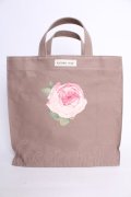 KANEKO ISAO / ローズptキャンバスバッグ  ベージュ T-25-12-10-025-EL-BG-OW-ZT