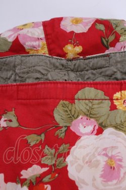 画像5: INGEBORG / 花柄バケツ型バッグ  アカ T-25-12-10-026-LO-BG-OW-ZT