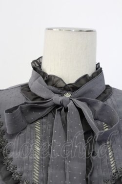 画像3: axes femme / ヨーク切替えフリルブラウス M チャコール T-25-12-11-023-AX-BL-SA-ZT