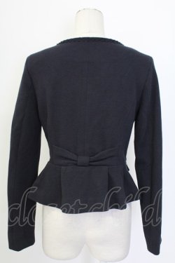 画像2: PRIME ATTERN / ノーカラージャケット  ネイビー T-25-12-11-025-LO-JA-SA-ZT