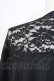 画像3: axes femme / レース重ねUVトッパーカーデ XL クロ T-25-12-11-026-AX-TO-SA-ZT (3)