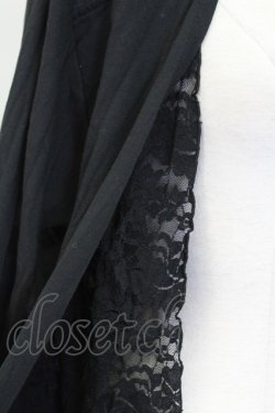 画像4: axes femme / レース重ねUVトッパーカーデ XL クロ T-25-12-11-026-AX-TO-SA-ZT