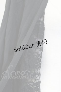 画像4: axes femme / レース重ねUVトッパーカーデ XL クロ T-25-12-11-026-AX-TO-SA-ZI