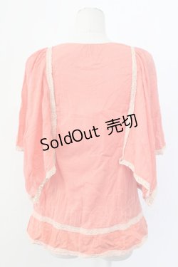 画像2: Rojita / フラワー刺繍トップス  オレンジピンク T-25-12-11-027-LO-TO-SA-ZI
