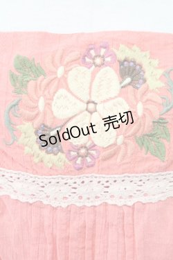 画像3: Rojita / フラワー刺繍トップス  オレンジピンク T-25-12-11-027-LO-TO-SA-ZI