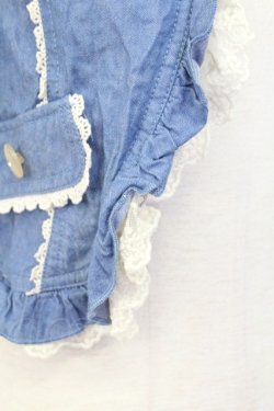 画像4: axes femme / デニムフリルボレロ M ブルー T-25-12-11-029-AX-TO-SA-ZT