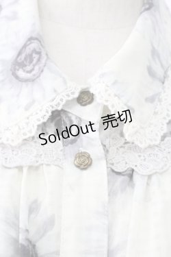 画像4: axes femme / ひまわり柄ノースリブラウス M グレー T-25-12-11-003-AX-BL-SA-ZI