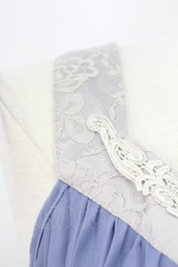 画像4: axes femme / プリーツノースリーブワンピース M ブルー T-25-12-11-032-AX-OP-SA-ZT