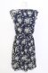 画像2: axes femme / 花柄ワンピース M ブルー T-25-12-11-033-AX-BL-SA-ZT (2)