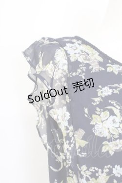 画像3: axes femme / 花柄ワンピース M ブルー T-25-12-11-033-AX-BL-SA-ZI