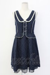 axes femme / 襟付きジャカードジャンドレ M コン T-25-12-11-034-AX-OP-SA-ZI