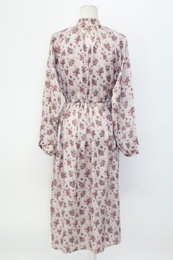 画像2: axes femme / ミニブーケ柄らくちんワンピース M アワピンク T-25-12-11-036-AX-OP-SA-ZT