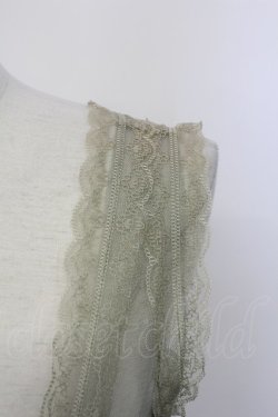 画像4: axes femme / ドットチュール重ねジレ M グリーン T-25-12-11-039-AX-TO-SA-ZT