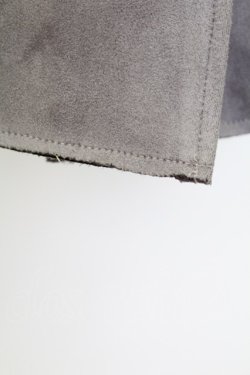 画像5: axes femme / レーススエードコーデイガン  チャコール T-25-12-11-040-AX-TO-SA-ZT