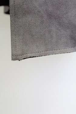 画像6: axes femme / レーススエードコーデイガン  チャコール T-25-12-11-040-AX-TO-SA-ZT