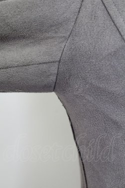 画像7: axes femme / レーススエードコーデイガン  チャコール T-25-12-11-040-AX-TO-SA-ZT